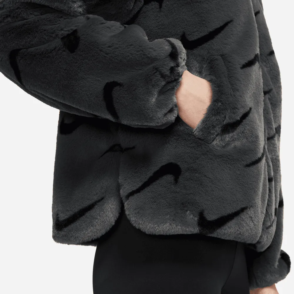 Nike Sportswear Plush Women's Printed Faux Fur Jacket