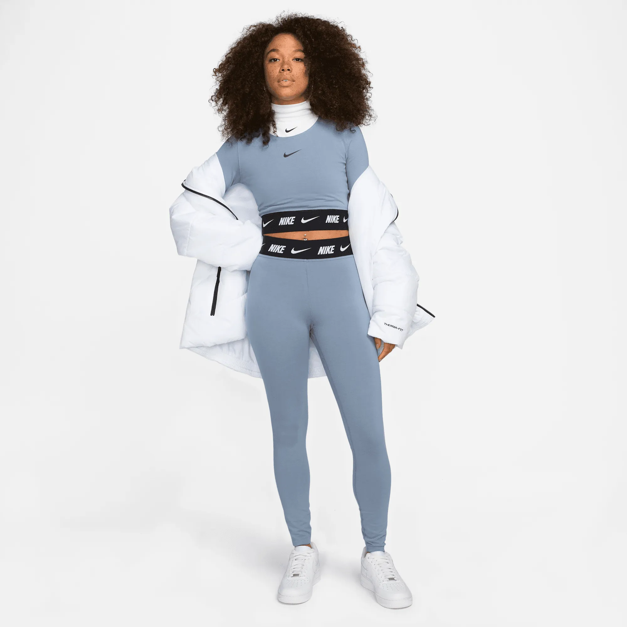 NIKE SW LONG SLEEVE CROP TOP