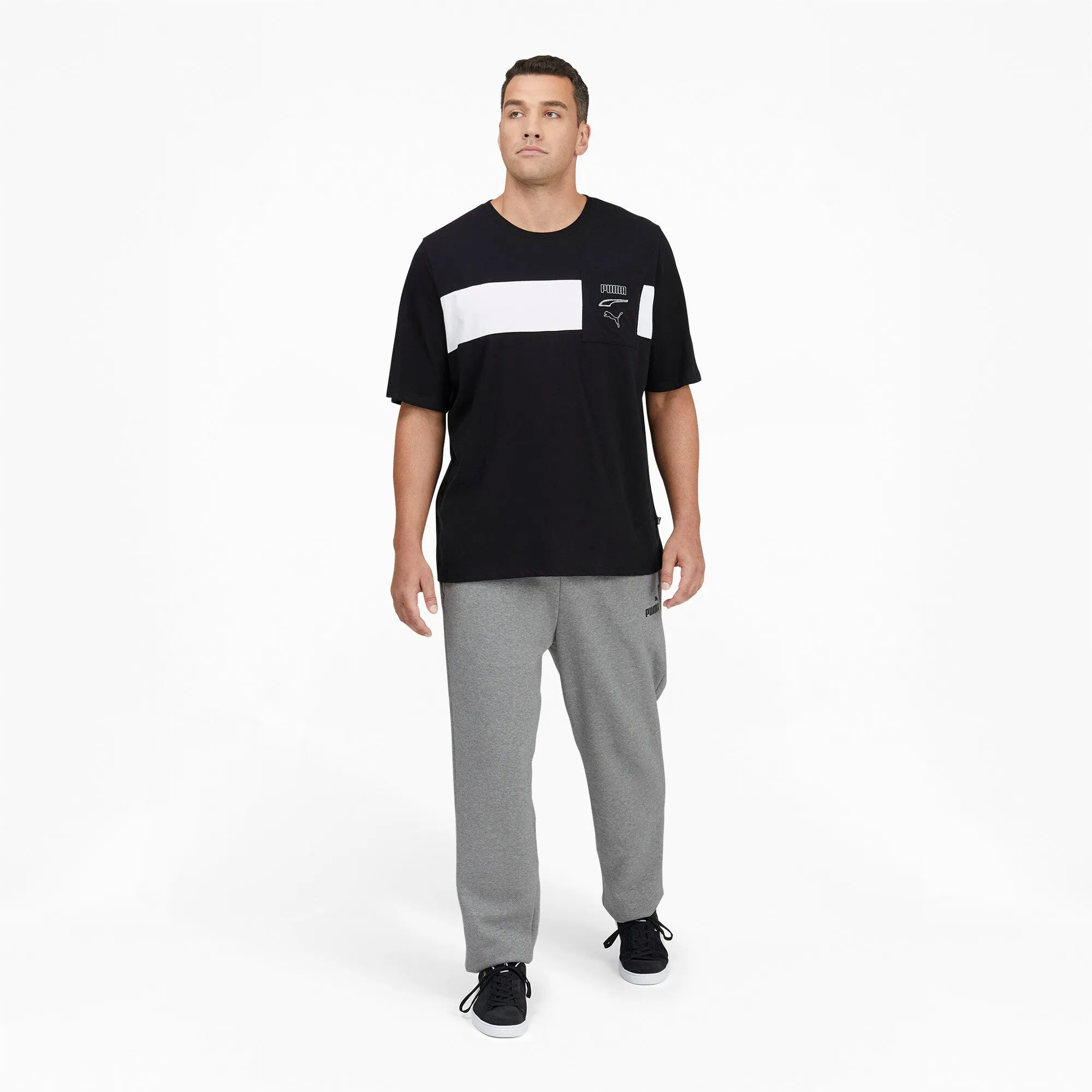 PUMA Men's Essentials Logo Pants Big & Tall