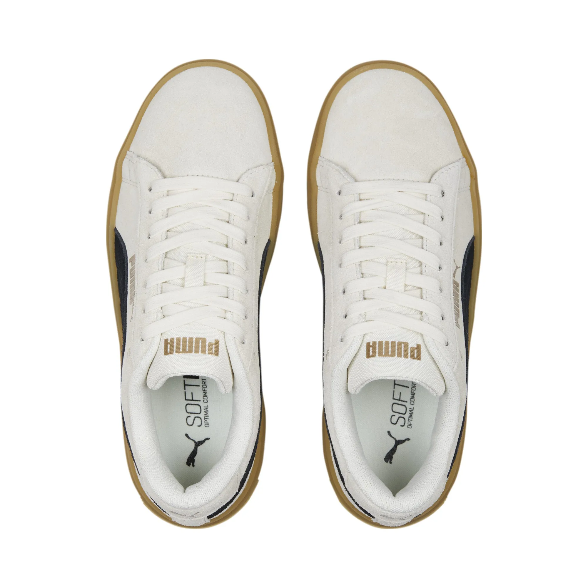 PUMA Women's Smash Platform V3 Suede Sneakers Hey Dude Shoes