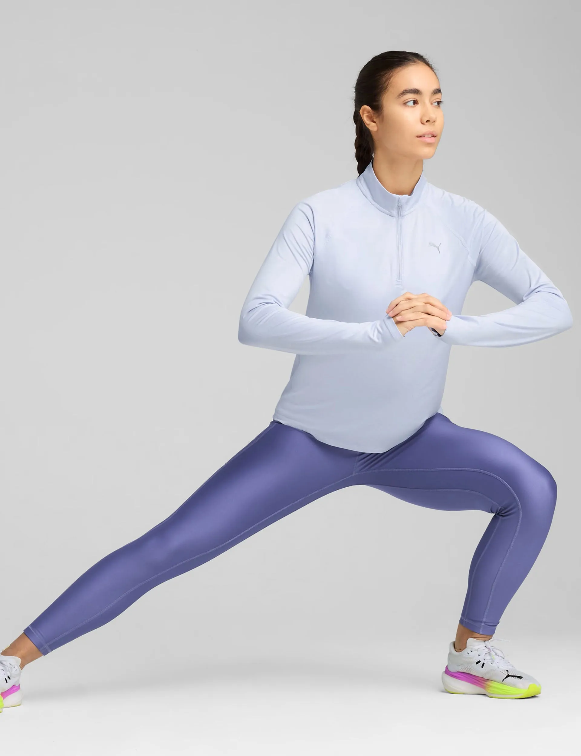 Run Velocity Cloudspun 1/4 Zip - Cool Weather