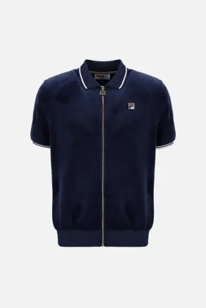 Terry Velour Navy / Gardenia - Polo