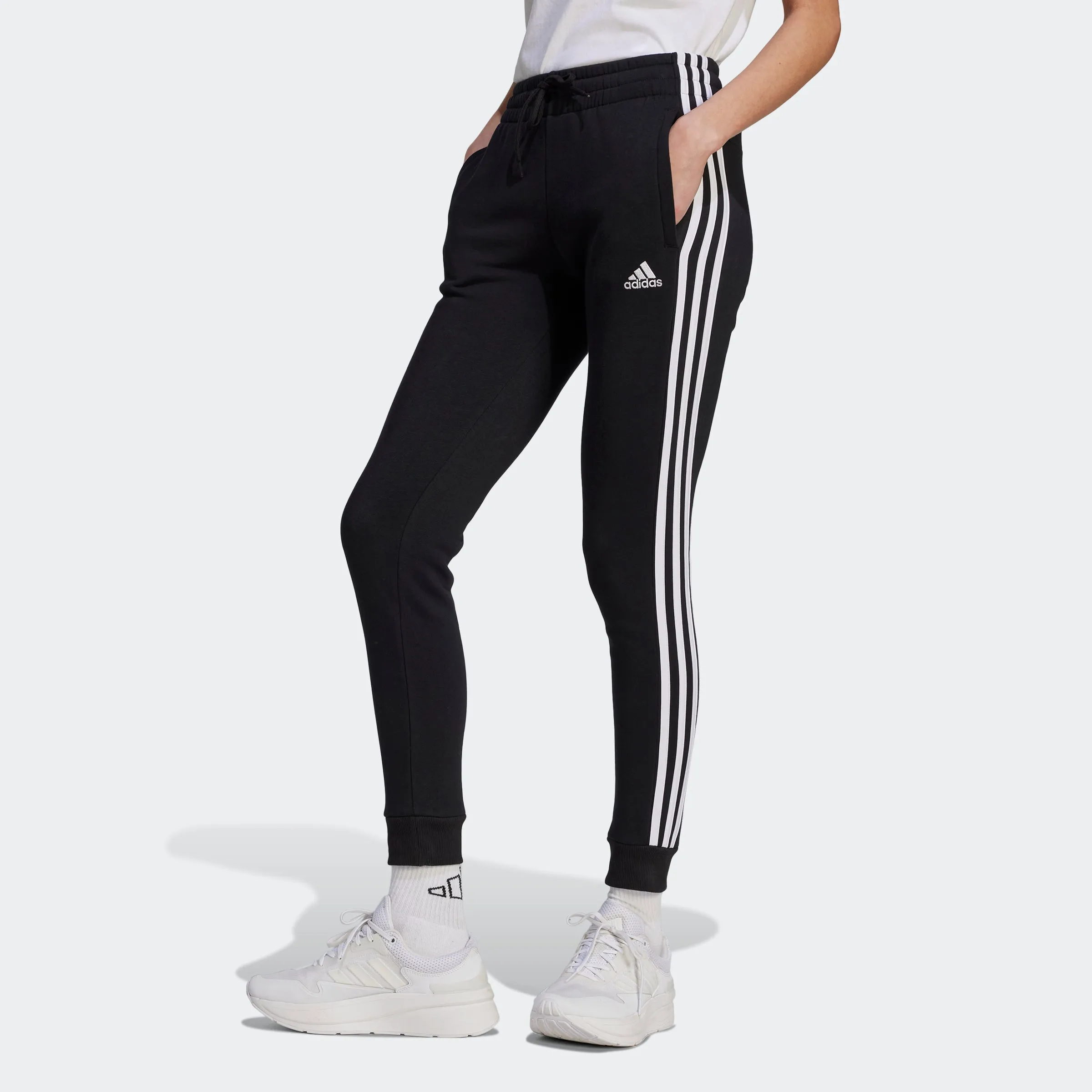 Women's adidas Essentials 3-Stripes Fleece Pants