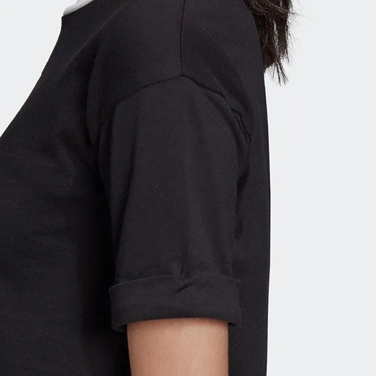 Womens Adidas Originals Crop Top Shirt (Black)