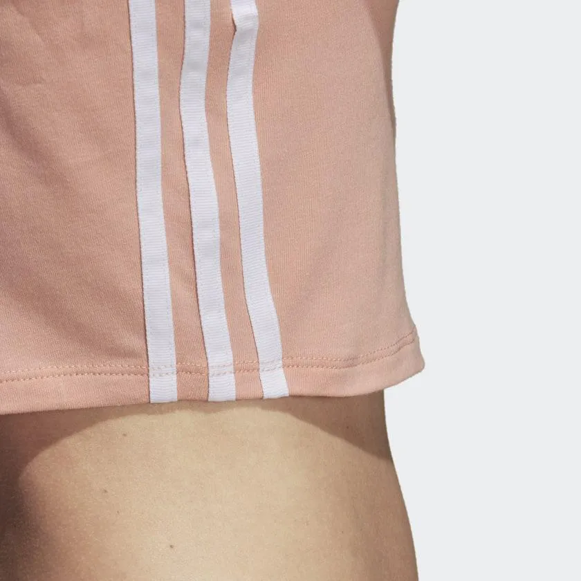 Womens Adidas Originals Crop Top Shirt (Dust Pink)