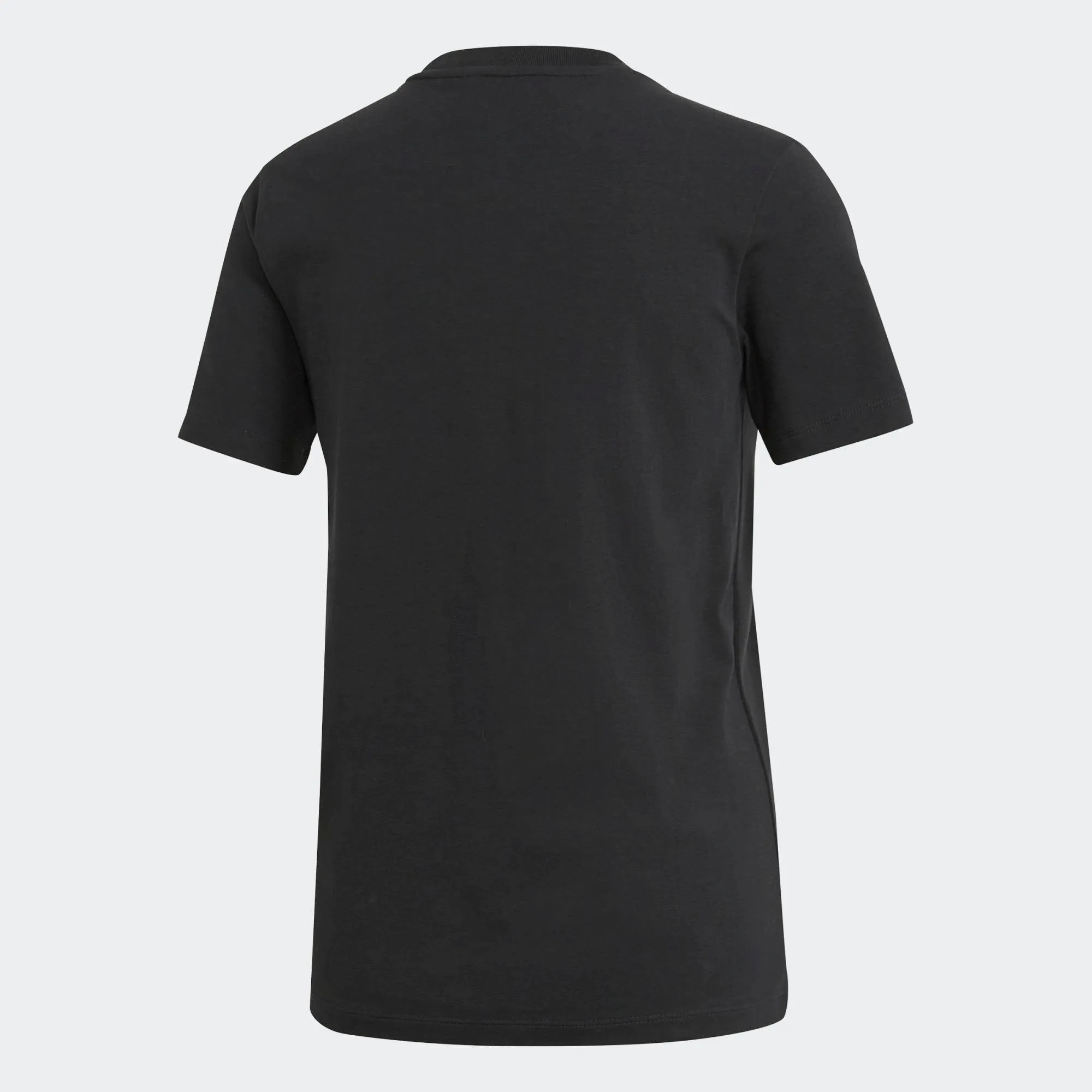 Womens Adidas Originals Trefoil Tee Shirt In Black