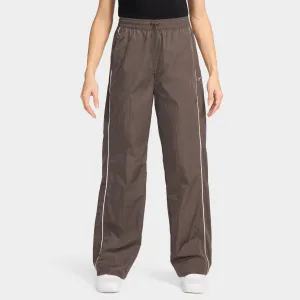 Womens Nike Nike Sportswear Women's High-Waisted Woven Open-Hem Pants Ironstone / White